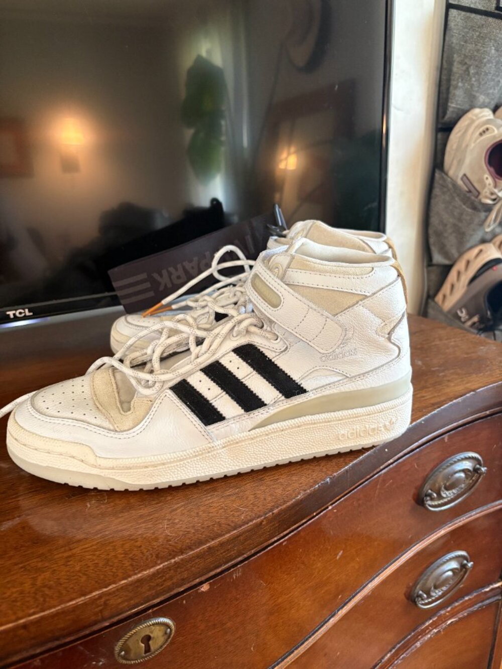 Adidas x Ivy Park Mid Beyonce Sneakers W 10.5 White